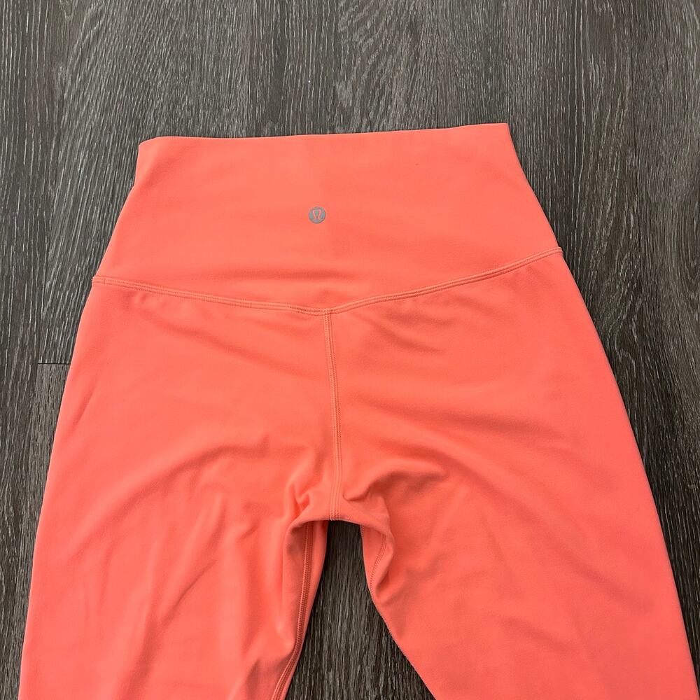 Lululemon Align High Rise Pant 28” Nulu Raspberry Cream Size 8‎ - Picture 16 of 16